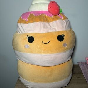 Squishmallows 16" Sawtelle the Strawberry Pancakes Plush Toy